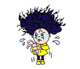 Strong Curly sticker #9189786