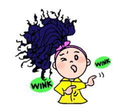 Strong Curly sticker #9189790