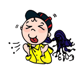 Strong Curly sticker #9189791