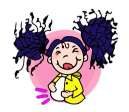 Strong Curly sticker #9189802