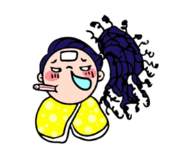 Strong Curly sticker #9189807