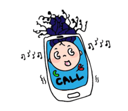 Strong Curly sticker #9189810