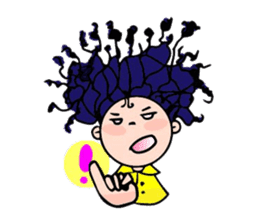 Strong Curly sticker #9189815