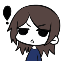 whole rest eyes -chan sticker #9190015