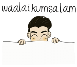 Mr. Adam Muslim Man  English ver. sticker #9190537