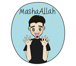 Mr. Adam Muslim Man  English ver. sticker #9190541