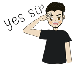 Mr. Adam Muslim Man  English ver. sticker #9190549