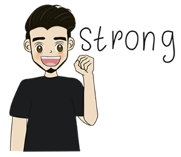 Mr. Adam Muslim Man  English ver. sticker #9190550