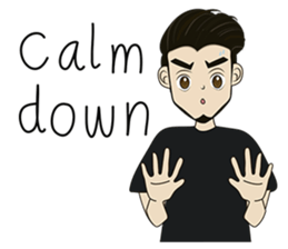 Mr. Adam Muslim Man  English ver. sticker #9190551