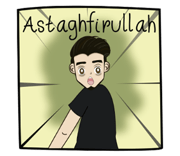 Mr. Adam Muslim Man  English ver. sticker #9190556