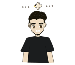 Mr. Adam Muslim Man  English ver. sticker #9190558