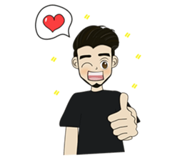 Mr. Adam Muslim Man  English ver. sticker #9190562