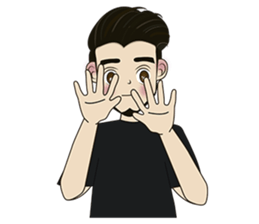 Mr. Adam Muslim Man  English ver. sticker #9190564