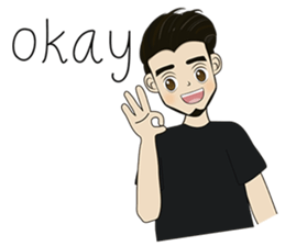 Mr. Adam Muslim Man  English ver. sticker #9190569