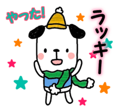 Animals stickers. winter ver. sticker #9190782