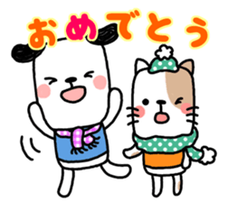 Animals stickers. winter ver. sticker #9190796