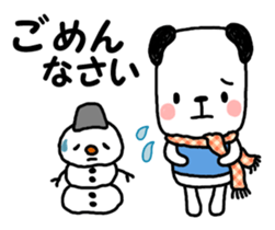 Animals stickers. winter ver. sticker #9190800