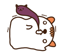 Nyankoromochi (Mochi cat) sticker #9190867