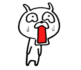 Dehedehe rabbit sticker #9191678