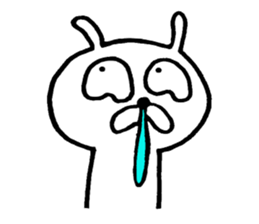 Dehedehe rabbit sticker #9191679