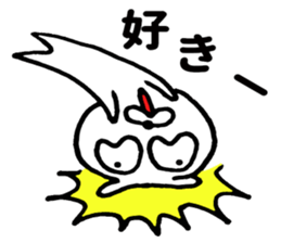 Dehedehe rabbit sticker #9191683
