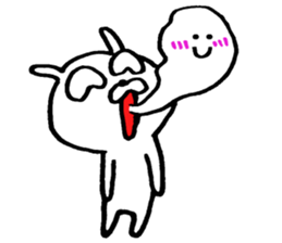 Dehedehe rabbit sticker #9191687