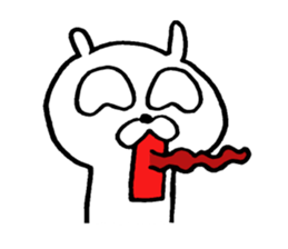 Dehedehe rabbit sticker #9191692