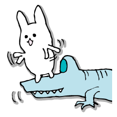 Rabbit of fairy tale talk