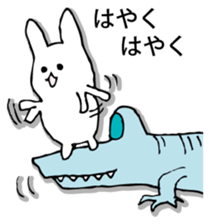 Rabbit of fairy tale talk sticker #9192016