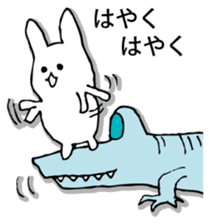 Rabbit of fairy tale talk sticker #9192016