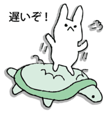 Rabbit of fairy tale talk sticker #9192017