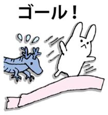 Rabbit of fairy tale talk sticker #9192018