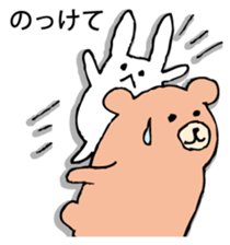 Rabbit of fairy tale talk sticker #9192019