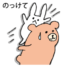 Rabbit of fairy tale talk sticker #9192019