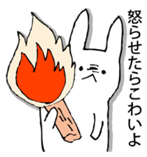 Rabbit of fairy tale talk sticker #9192021