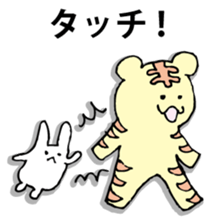 Rabbit of fairy tale talk sticker #9192022