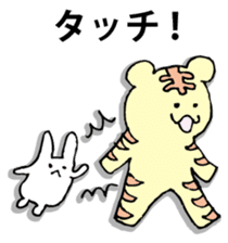 Rabbit of fairy tale talk sticker #9192022