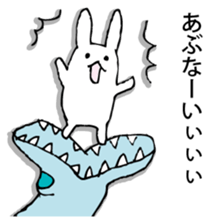 Rabbit of fairy tale talk sticker #9192024