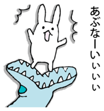 Rabbit of fairy tale talk sticker #9192024