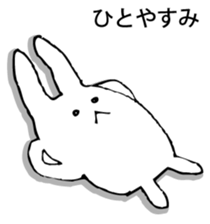 Rabbit of fairy tale talk sticker #9192029