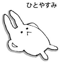 Rabbit of fairy tale talk sticker #9192029