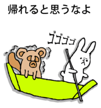 Rabbit of fairy tale talk sticker #9192034