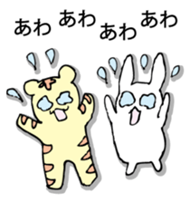 Rabbit of fairy tale talk sticker #9192046