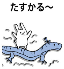 Rabbit of fairy tale talk sticker #9192048