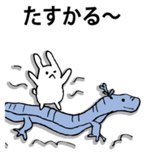 Rabbit of fairy tale talk sticker #9192048