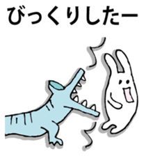 Rabbit of fairy tale talk sticker #9192049