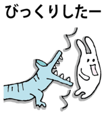 Rabbit of fairy tale talk sticker #9192049