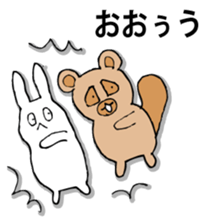 Rabbit of fairy tale talk sticker #9192050