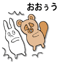 Rabbit of fairy tale talk sticker #9192050