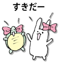 Rabbit of fairy tale talk sticker #9192053